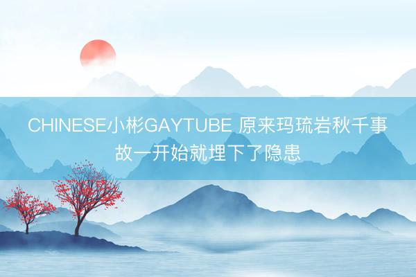 CHINESE小彬GAYTUBE 原来玛琉岩秋千事故一开始就埋下了隐患
