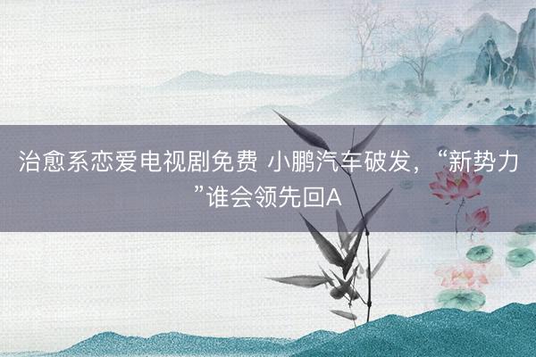 治愈系恋爱电视剧免费 小鹏汽车破发，“新势力”谁会领先回A