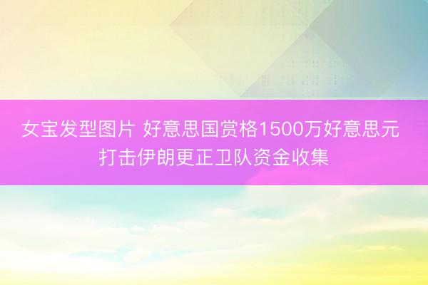 女宝发型图片 好意思国赏格1500万好意思元 打击伊朗更正卫队资金收集